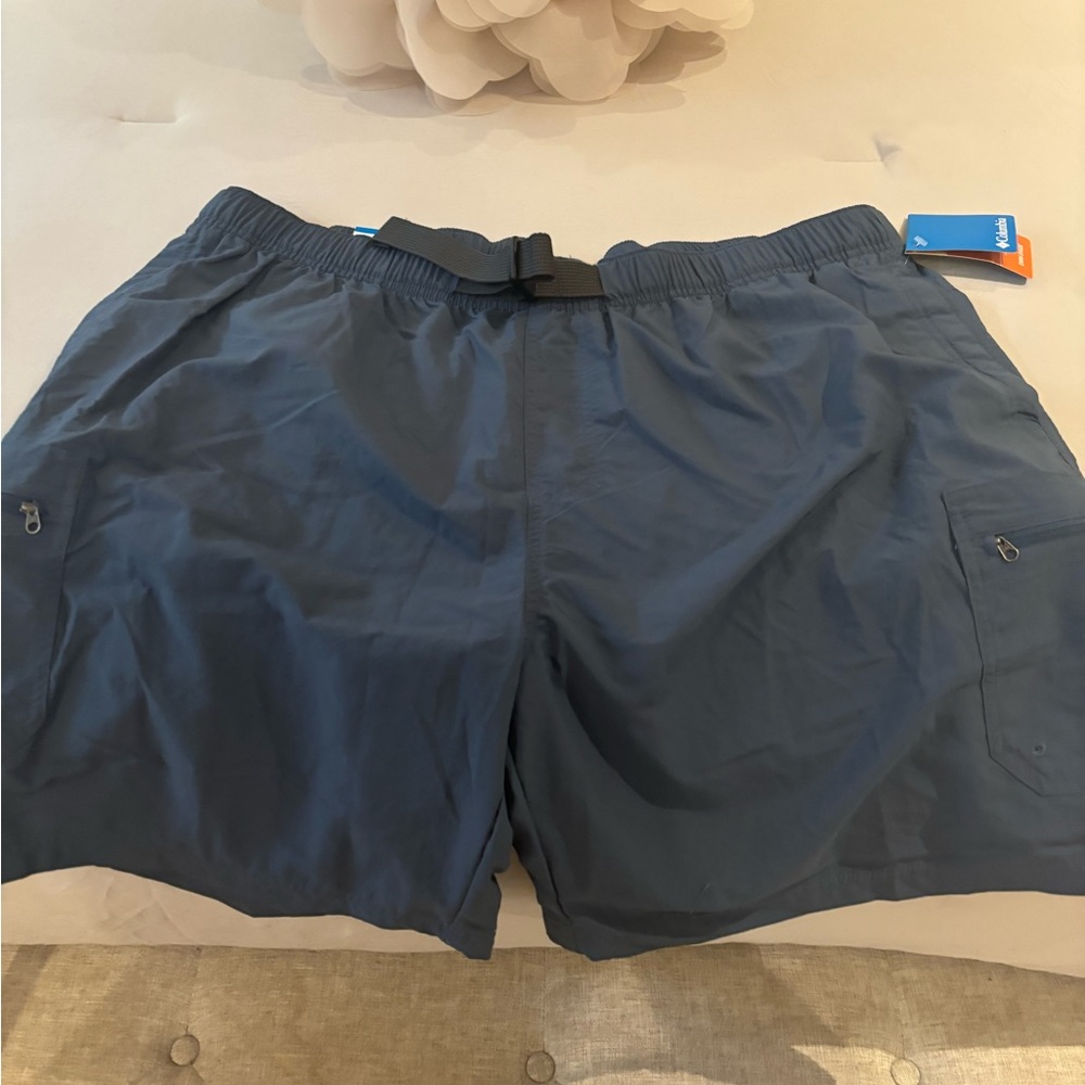 Columbia Men's Navy Omni-Shade Shorts